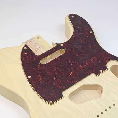 BloomDoom 4 Ply Aged Red Tortoise Relic T-Style Pickguard image 1