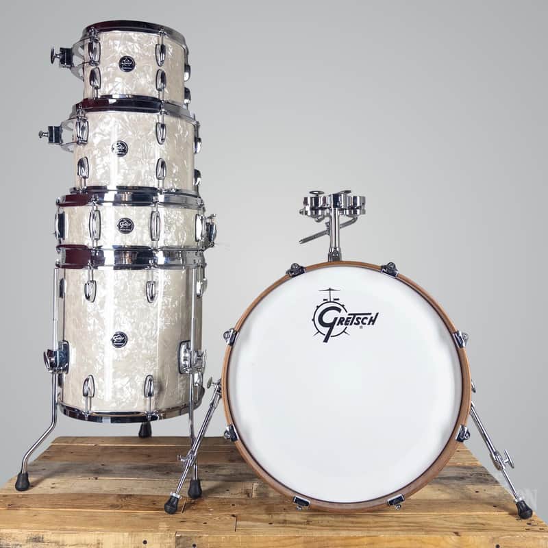 Gretsch Drums Renown Series 4-piece Shell Pack - Vintage Pearl - USED image 1