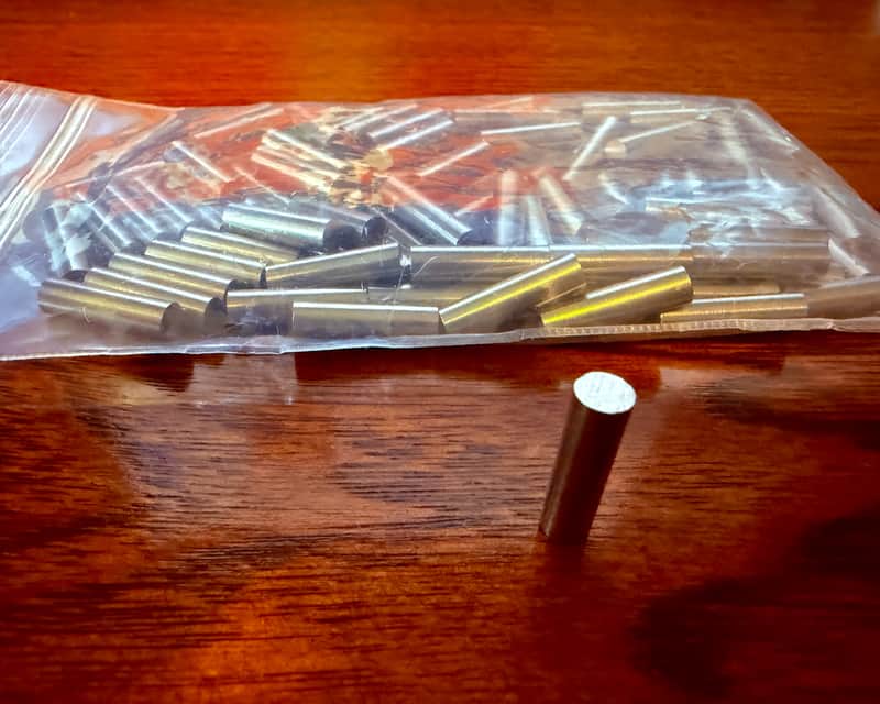 100 NOS Alnico 4 Flat Top Rod Magnets .195 x .710. image 1