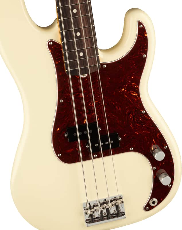 Fender American Professional II Precision Bass - Olympic White with Rosewood Fingerboard image 1