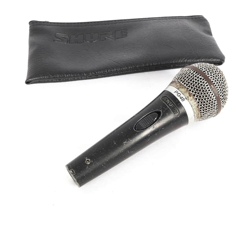 Shure PG48 Cardioid Dynamic Microphone Mic image 1