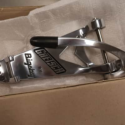 Gretsch Branded Tailpiece, Bigsby B6, Polished Aluminum image 2