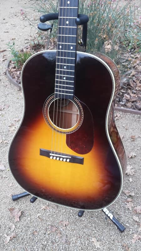 Guild Orpheum 12 fret slope shoulder dreadnought 2013 Sunburst w/ Baggs Lyric pickup image 1