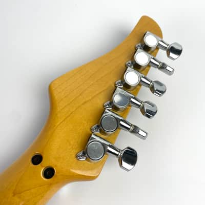 Kramer  Focus 1980s - Aged Blue H/S/S with splitter, Rosewood board Original Floyd Rose , clean and original, , and original HScase image 12
