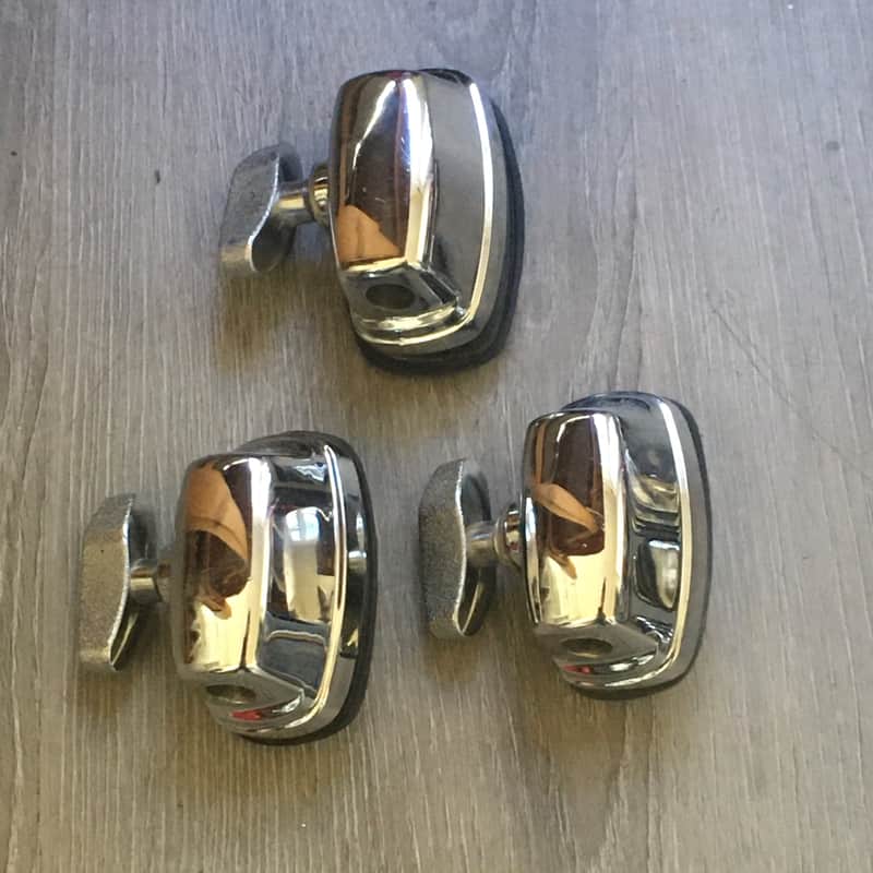 ? Drum Maker Parts Floor Tom Drum Leg Brackets Chrome