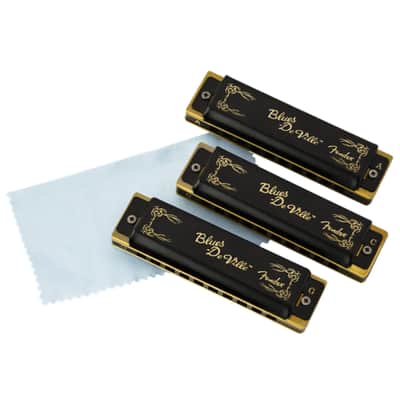 Fender Blues DeVille Harmonicas - 7 Pack with Case image 4