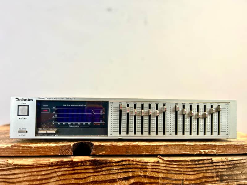 Technics Stereo Graphic Equalizer SH-8044 1980's - Silver | Reverb