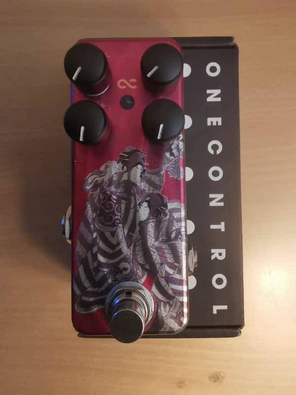 One Control Strawberry Red Overdrive RC Japonism Edition OC-SRODRCn 2024 - Custom Screen printed image 1