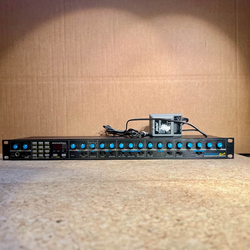 1994 Novation Bass Station Rack Monophonic Synthesizer Black