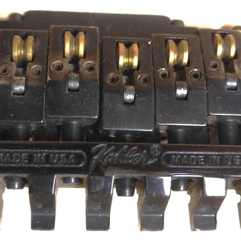 1980s Kahler trem black chrome