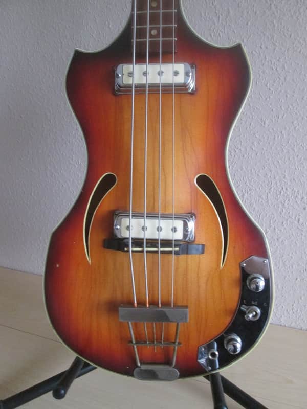 Klira 162 Twen Star Bass 1960s sunburst rare model image 1