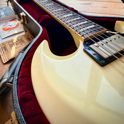 Gibson Les Paul Custom Shop VOS 2011 - Alpine White / Gibson SG / COA / Leather Strap / String Joy / Ernie Ball image 4