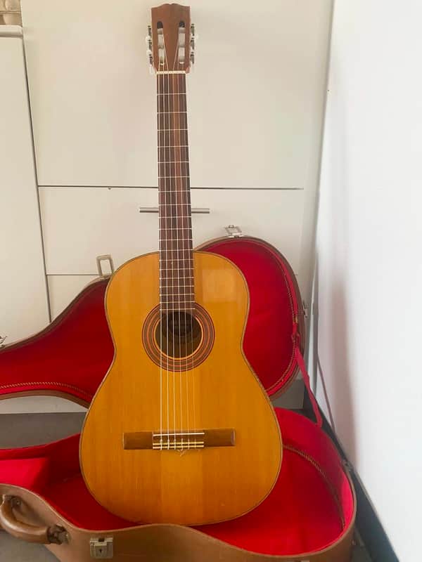 JUAN ESTRUCH Handcarft spanish classical in solid woods + hardcase 1960 image 1