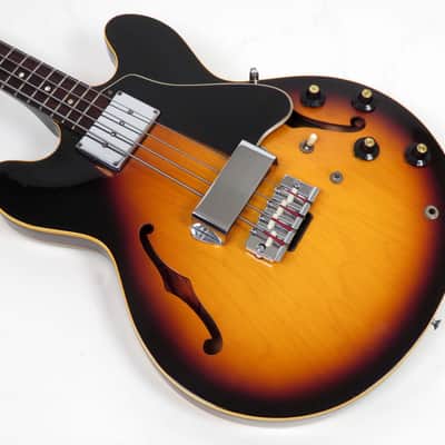 1967 Gibson EB-2D - Sunburst Finish - Double Pickup EB-2 - Semi Hollow Bass image 6