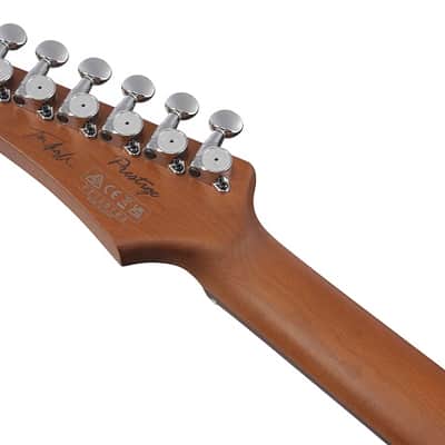 Ibanez TQM2 CUF Tom Quayle Signature Electric Guitar. Flat Charcoal Black Burst with Case image 9