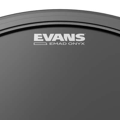 Evans EMAD Onyx Bass Drum Head, 20 Inch image 2