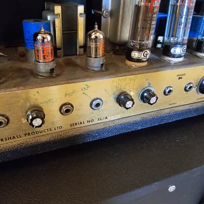 Marshall Super Lead 100 Original Jose Arredondo Modified 1970 - Black Bild 4
