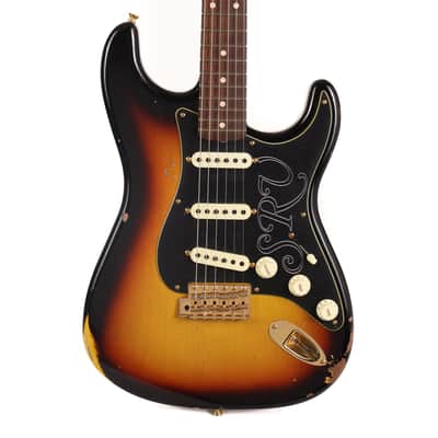 Fender Custom Shop  Stevie Ray Vaughan Signature Stratocaster Relic 3-Tone Sunburst image 2