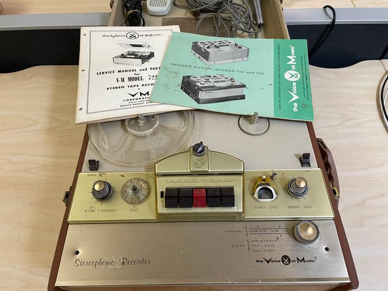 1961 Voice Of Music V-M 722 Stereophonic Tape Recorder image 1