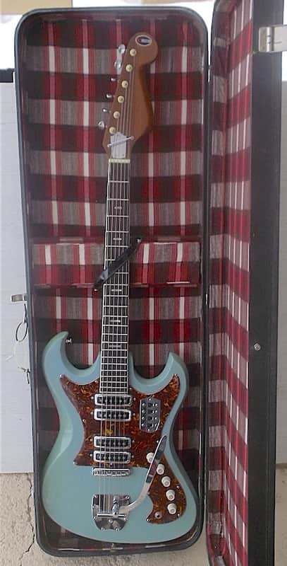 Kingston/Kawai Hound Dog Taylor 1965 Sonic Blue image 1