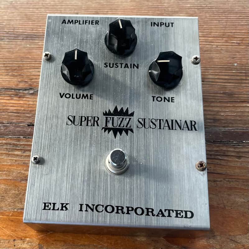 Elk Super Fuzz Sustainar 1970s - Silver image 1