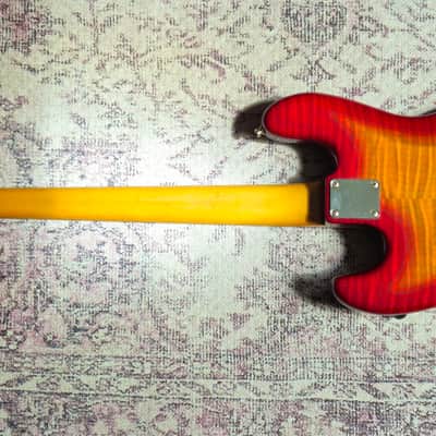 Fender Jazz Bass 1991 - Photo Flame. Made In Japan image 4