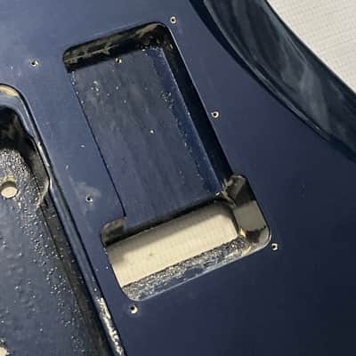1990's Japan Jackson Professional DX2 Dark Blue Guitar Body Floyd Ready image 14
