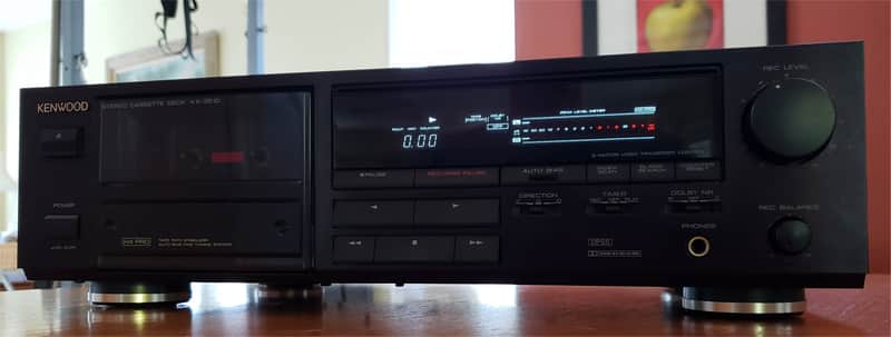 Kenwood KX-3510 Auto-Reverse Cassette Deck- Like New 1989 Vintage