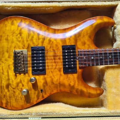 Carruthers - Extremely Rare!!! One-off Custom Order "Super Strat" mid 1990s - Carved Top and Chambered - Collector's condition! image 17