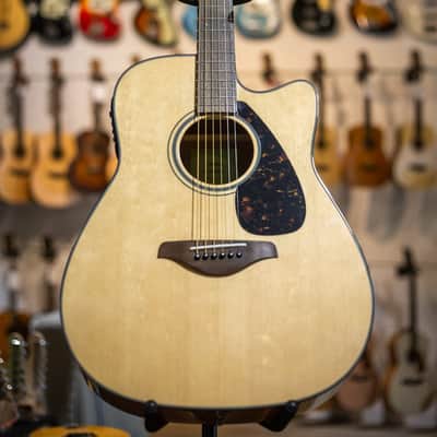 Yamaha FGX800C Dreadnought Acoustic-Electric Guitar image 2