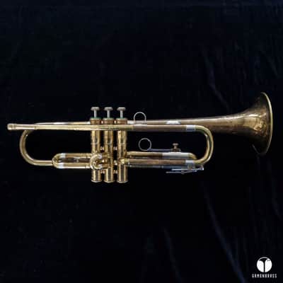 Extra early 40`s F.E Olds Ambassador Los Angeles Hubbard Morgan gamonbrass trumpet image 14