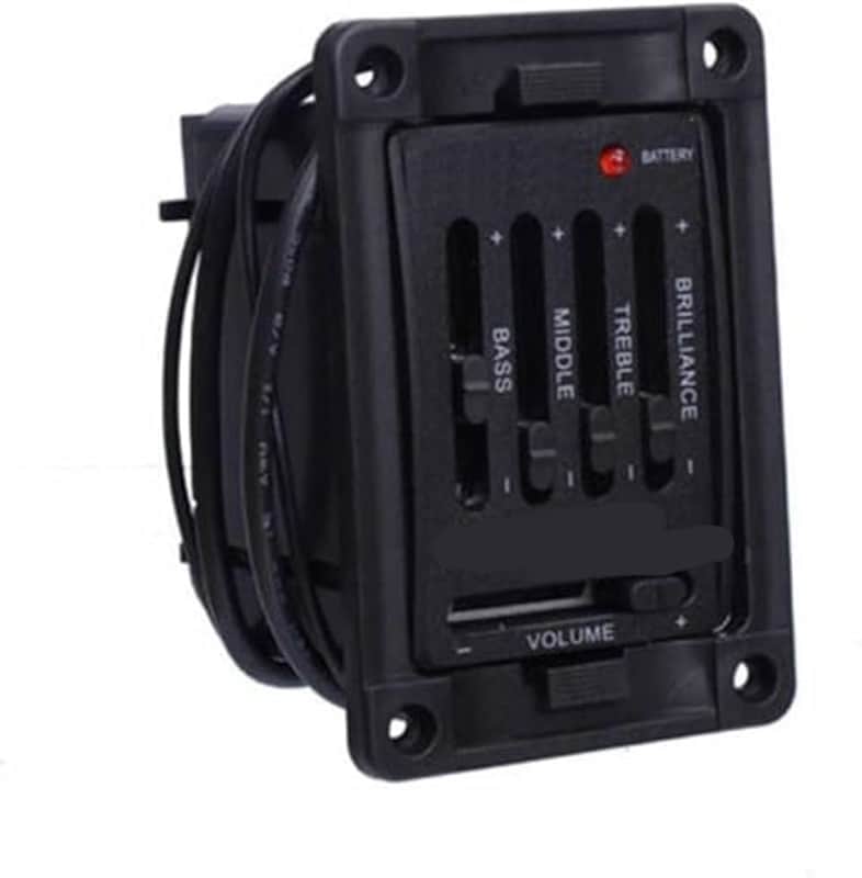 Guitar Pickup Classic Acoustic 4 Band Preamp Tuner Dual Model Presys Mic Blend Preamp Guitar Equalizer Tuner image 1