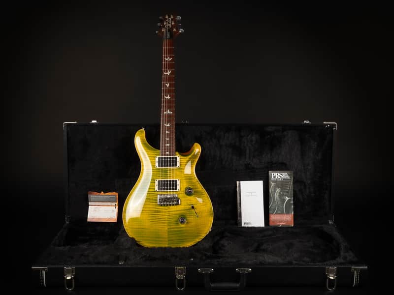 2017 Paul Reed Smith PRS Custom 24 - Eriza Verde | USA Core Flame Top Pattern Thin Neck 3.19kg | CoA OHSC image 1