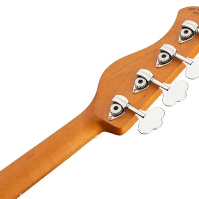 Sadowsky MetroExpress 21-Fret Vintage J/J Bass, Roasted Maple Fingerboard, 4-String - Solid Ocean Blue Metallic High Polish image 7