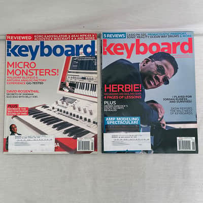 Keyboard Magazine 2008 Justin Timberlake, Joey DeFrancesco, Jordan Rudess, Medeski Martin and Wood, Herbie Hancock, Ben Folds, Danny Federici, Chuck Leavell, image 3