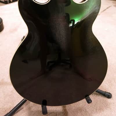 1983 Ibanez AM-100 Black Metallic Semi-Hollow Electric Guitar AS-50, AS-100, AS-200 image 6