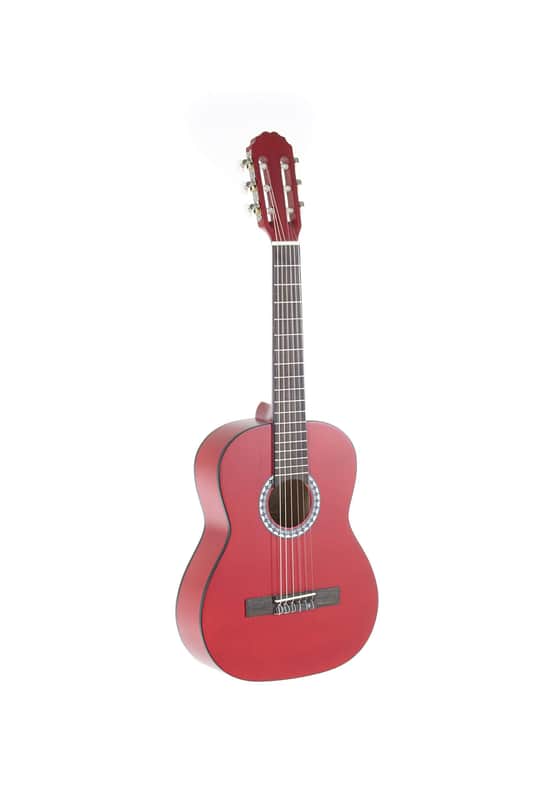 GEWA Basic Classical Guitar 1/2 Transparent Red (PS510123) image 1
