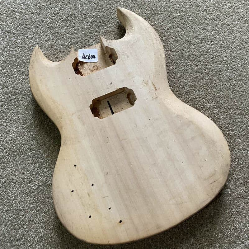 Unfinished Left Handed Basswood Guitar Body image 1