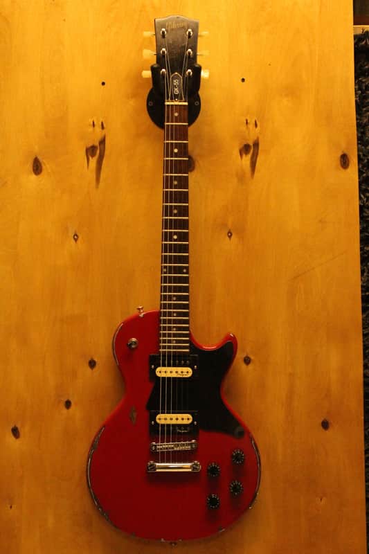 Rare Vintage USA 1979 Gibson Les Paul GK-55 Guitar, Custom Set Neck! Junior Red image 1