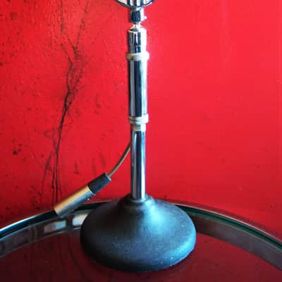 Vintage 1960's Astatic 10DA dynamic microphone Hi Z modified harp mic w F-11 adapter image 1