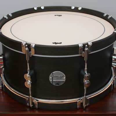 PDP Concept Maple Classic 6.5" x 14" Wood Hoop Snare Drum - Ebony Stain image 4