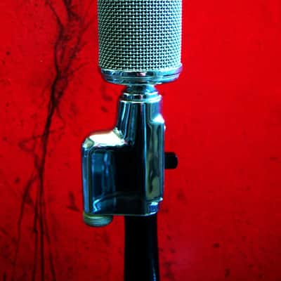 Vintage RARE 1950's Astatic K2S crystal microphone w period Astatic E6G stand T3 D104 JT30 image 6