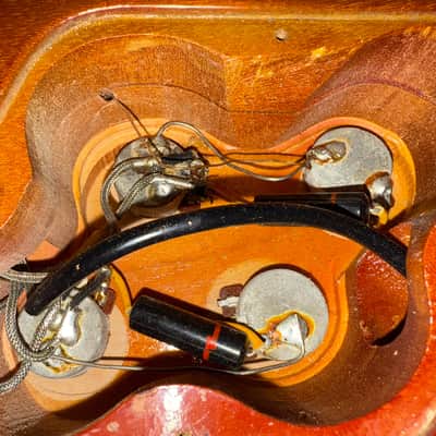 1973 Gibson Les Paul Custom Cherry Sunburst Vintage LP w Original Case Patent Sticker Humbuckers image 21