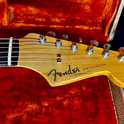 Fender Old & Real Stratocaster Pre-L Slab Board 1960 - Old Black Refinish image 11