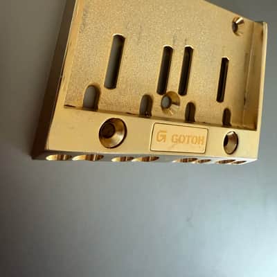 Gotoh 206 Omni Adjust Bass bridge plate 1987-1994 - Gold image 6