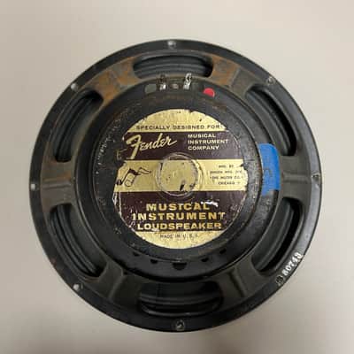 1967 Fender Jensen C12NA 12" Speaker Fender Label Recone 8 Ohms image 3