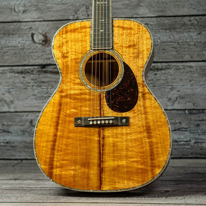 Martin Custom Shop OM - Highly Figured Koa image 1