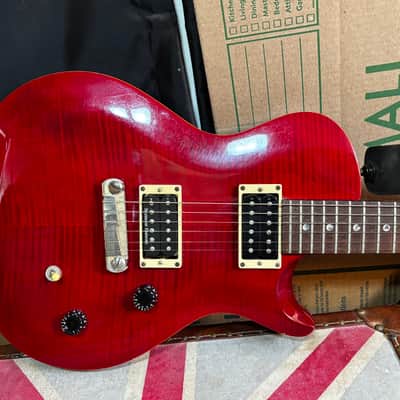 PRS SE Singlecut Scarlet Red Electric Guitar w Case image 2