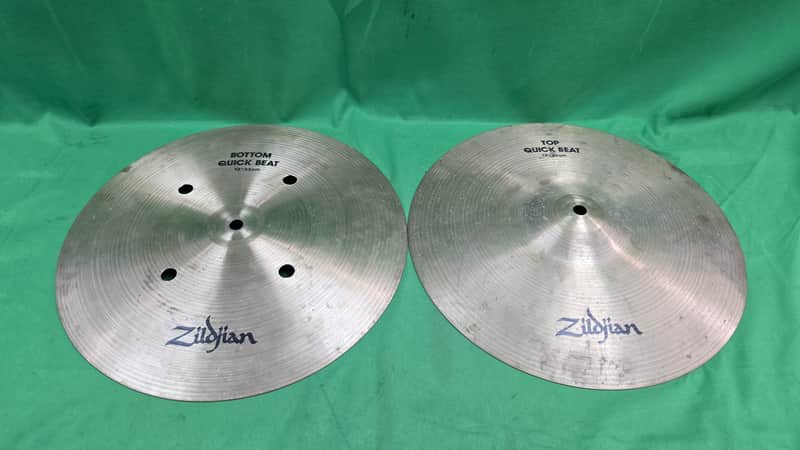 Zildjian 13" A Series Quick Beat Hi-Hat Cymbals (Pair) - Traditional image 1