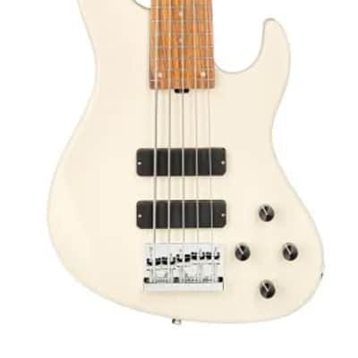 Sadowsky MetroExpress 24-Fret Modern Bass, Morado Fingerboard, 5-String - Solid Olympic White High Polish image 2